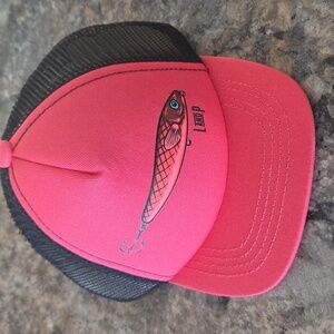 6-24 Months L&P Apparel NEW Red and Black Fish Hat Baseball Cap